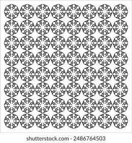 Minimal decorative star seamless pattern design