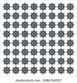 Minimales dekoratives Sternennahtloses Muster-Design
