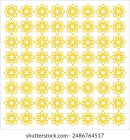 Minimal decorative star seamless pattern design