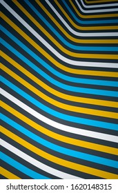 Minimal design of abstract lines in 3D perspective vector abstract background, minimalistic cool trendy retro template for covers posters and banners.