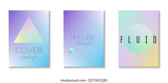 Minimal Design. Abstract Shape. Digital Poster. 3d Background. Violet Gradient Set. Astronaut Hologram Placard. Fluorescent Space Template. Pink Minimal Design