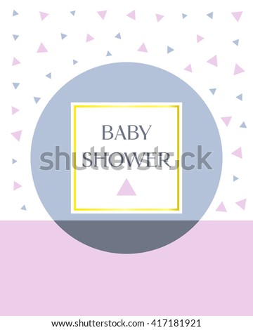 minimal design baby shower invitation card vector illustration creative design printable greeting card art - Printable Invitation Card Stock minimal design baby shower invitation card vector illustration creative design printable greeting card art - Printable Invitation Card Stock