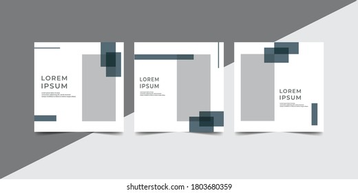 Minimal design background vector illustration. Social media template design.