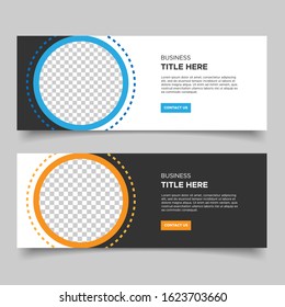 Minimal design banner templates. Vector illustration EPS 10