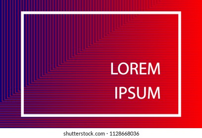 Minimal design. Colorful halftone gradient. Future geometric pattern. Eps10 vector.