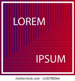 Minimal design colorful halftone gradient. Geometric pattern. Eps10 vector.