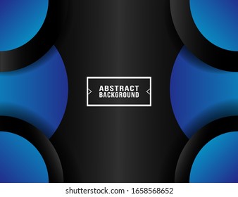 diseño minimalista con colores degradados azul, azul oscuro y negro. se puede utilizar en folletos información marketing banner volante web digital