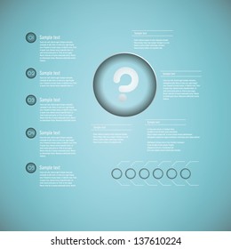 Minimal design info graphic elements