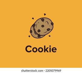 Minimal design logo of a cookies