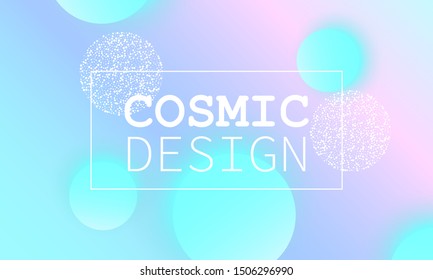 Minimal design. Trendy gradient colors. Fluid shapes. Vector illustration.