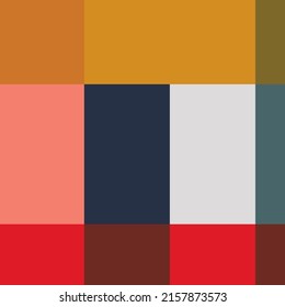Diseño mínimo vectorial de bloques de color abstracto de fondo geométrico