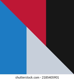 Diseño mínimo vectorial de bloques de color abstracto de fondo geométrico