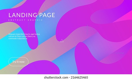 Minimal Design. Vibrant Page. Creative Wallpaper. Fluid Shape. Art Landing Page. Futuristic Concept. Pink Trendy Layout. Wave Gradient Flyer. Lilac Minimal Design