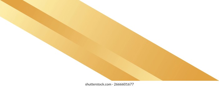 Minimal diagonal abstract background with golden gradient stripes on white, perfect for modern design, branding, presentations, posters, web headers, and professional graphic projects