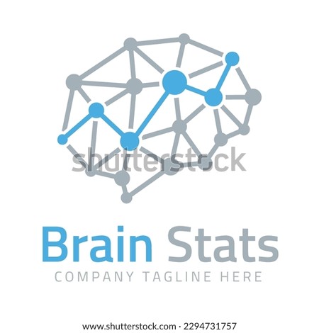 minimal digital brain stats logo