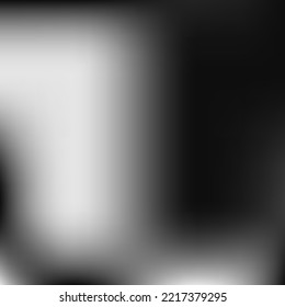 Minimal Digital Monochrome Watercolor Gradient Backdrop. Silver Smooth Metallic Dark Blurry Background. Empty Aluminium Vector Monochrome Gradient Mesh. Trendy Black Grey Liquid Smooth Surface.