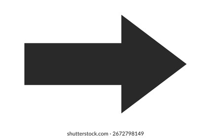 Minimale Richtung Pfeilzeichen Design