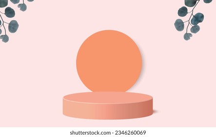 Minimal Display Podium Design - 3D Render for Mockup and Product Presentation