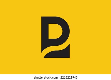 Minimal DL logo. Icon of a LD letter on a luxury background. Logo idea based on the DL monogram initials. Professional variety letter symbol and LD logo on background.
