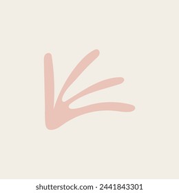 Minimal doodle social story highlight cute vector element