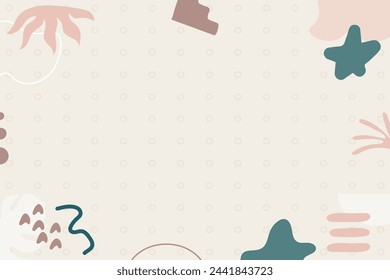 Minimal doodle social story highlight
cute vector background template