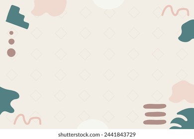 Minimal doodle social story highlight
cute vector background template