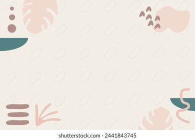 Minimal doodle social story highlight
cute vector background template