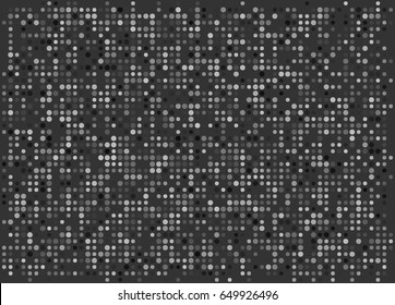 Minimal Dots Wallpaper. Vector Monochrome Pixel Background. Elegant Stripe Ornament.