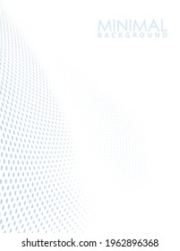 Minimal dotted background with halftone effect. Simple vector graphic pattern