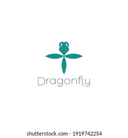 
Minimal Dragonfly Logo design Template.