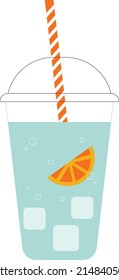 Minimal Drink Glass Illustration Work Liquid Concept