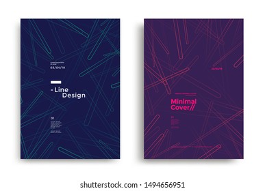 Minimal dynamic covers design with color simple line. Geometric rounded shapes background for poster, flyer. Vector graphics Minimal dynamic covers design with color simple line. Geometric rounded shapes background for poster, flyer. Vector graphics
