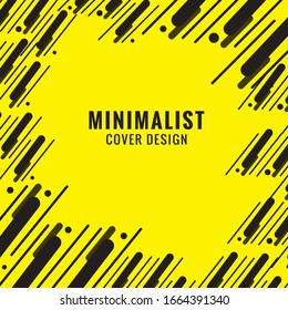 Diseño de cubiertas dinámicas mínimas con línea simple en color. Formas redondeadas geométricas