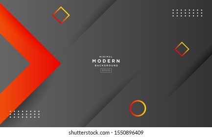 minimal dynamic dark black and orange background gradient, abstract creative scratch digital background, modern landing page concept vector.