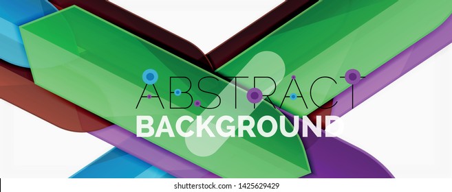Minimal dynamic geometric vector background