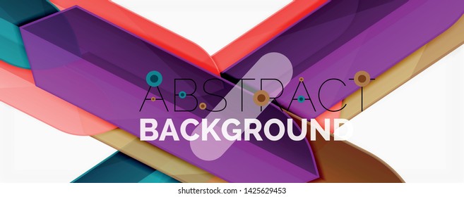 Minimal dynamic geometric vector background