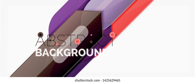 Minimal dynamic geometric vector background