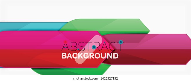 Minimal dynamic geometric vector background