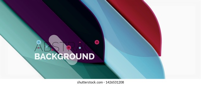 Minimal dynamic geometric vector background