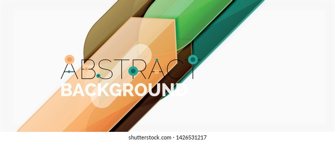 Minimal dynamic geometric vector background