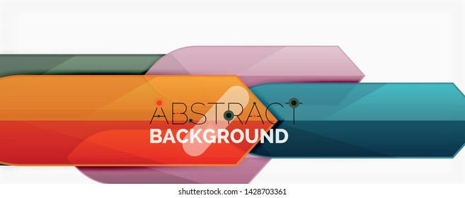 Minimal dynamic geometric vector background