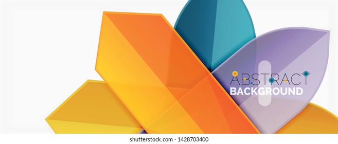 Plano de fundo geométrico do vetor dinâmico mínimo