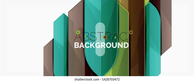 Minimal dynamic geometric vector background