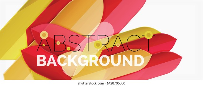 Minimal dynamic geometric vector background