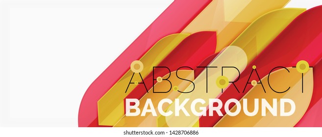 Minimal dynamic geometric vector background