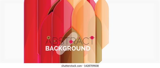 Minimal dynamic geometric vector background