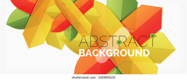 Plano de fundo geométrico do vetor dinâmico mínimo