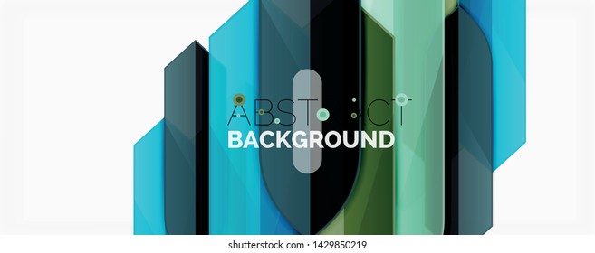 Minimal dynamic geometric vector background