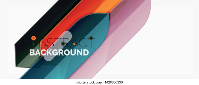 Minimal dynamic geometric vector background