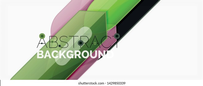 Minimal dynamic geometric vector background